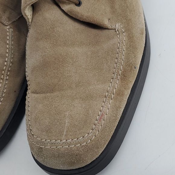 Bruno Magli Italian Lace Loafer Suede Leather Size 8 - Picture 4 of 16